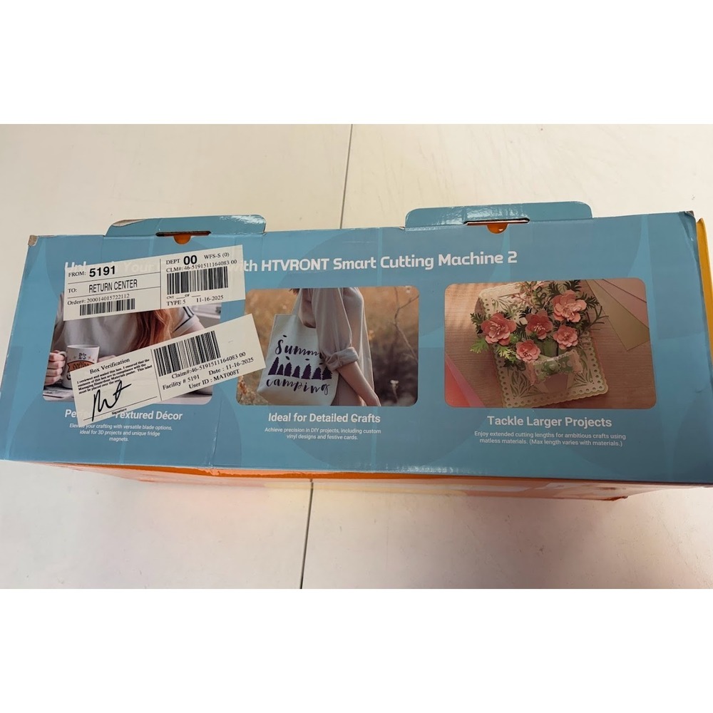 HTVRONT Smart Cutting Machine 2-DIY Vinyl via Bluetooth&USB-Daisy White - Picture 2 of 3